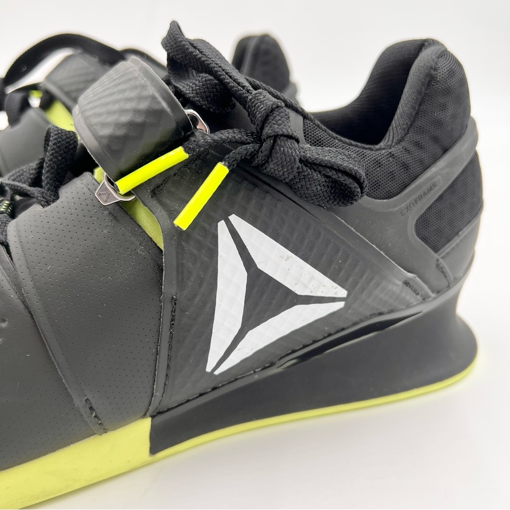 Reebok Black and Yellow Lifting Shoes - Picture 3 of 11